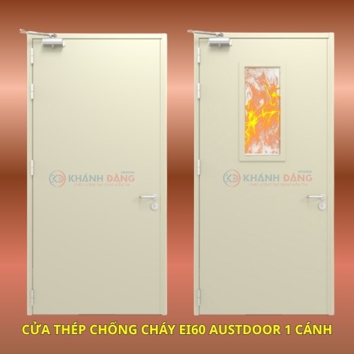 Cửa thép chống cháy 1 cánh EI60 Austdoor